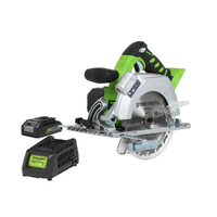 Greenworks 24V Brushless Circular Saw Kit 4.0Ah Battery and Charger