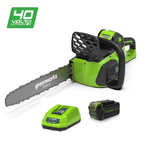 Greenworks 40V Brushless Chainsaw 40cm (16″) 4.0Ah Battery Charger Kit