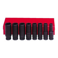 Ampro 3/8" Drive Imperial Deep Impact Socket Set 8 Piece A5602