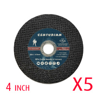 4" Cutting Off Discs x 5