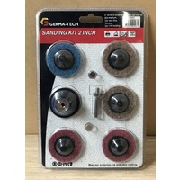 Bristle 2" Sanding Kit With Backing Pad