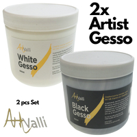 Artville Black & White Artist Gesso 2pcs Set 500ml