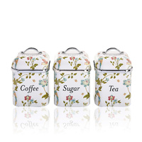 Laura Ashley Elveden Canister Set of 3 White