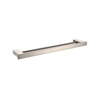 Chrome 600Mm Double Towel Rail