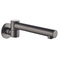 Ideal Swivel Bath Outlet Brushed Gun Metal