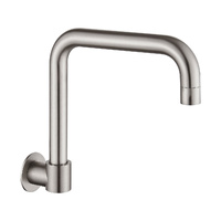 Ideal Swivel Wall Outlet Brushed Nickel
