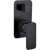 Elegant Wall Mixer With Diverter Black