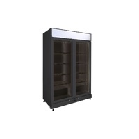 Heller 960L Double Door Commercial Display Fridge
