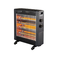 Heller Black Quartz Radiant Heater 2200W HBR2200G