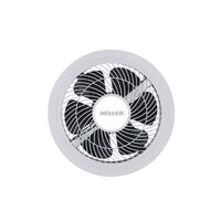 Heller White 250mm Blade Extractor Exhaust Fan with LED Light HEX250L