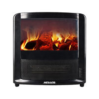 Heller 2000W Electric Flame Effect Fireplace