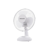 Heller 23cm White Desk Fan HHDF23SG