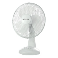 Heller 30cm White Desk Fan HHDF30SG