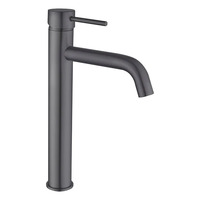 Ideal High Basin Mixer Brushed Gun Metal IDB11(BGM)
