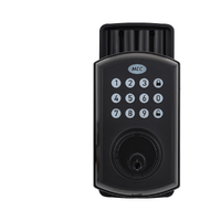 MEC Smart Electronic Motorized Security Lock 50 User Pin Codes Matt Black