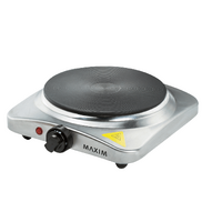 Maxim 1500W Single Hot Plate Cooktop MHP1