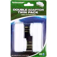 Ultracharge Double Adaptor Twin Pack Left Right UR100/2