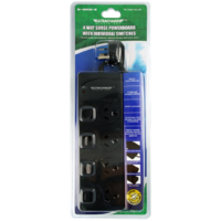 Ultracharge Power Board 4 Switch Surge Black