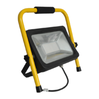 Ultracharge Led Flood Light 50Watt Stand Yellow UR200FL50SY1