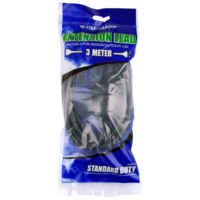 Ultracharge Extension Lead 3M Black UR240/3B