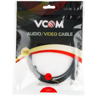 Vcom 3.5St M/3.5St M Lead Nickel Plated Black 1.8M