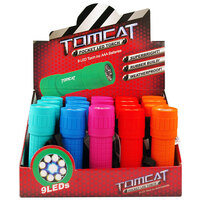 Tomcat 3.5" 9 Led Rubber Torch Xt019X