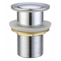 Push Plug Waste 32mm Chrome