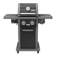 Coleman Revolution 2 Burner BBQ w/Folding Shelves Black Gloss REV2BGL