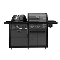 Coleman Revolution Dual Fuel Gas & Charcoal BBQ Black Matte REVDFBMA