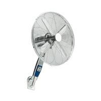 Heller 40cm Wall Fan w/ Remote Silver