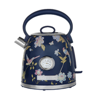 Laura Ashley Elveden 1.7L Kettle Blue & Silver SBEK858BS