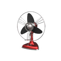 Swan 30cm Red Retro Eva Blades Desk Fan SFA1EDRA