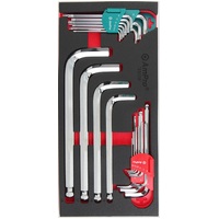 Ampro Jumbo Magnetic Metric Hex & Star Wrench Set 22 Piece T23008