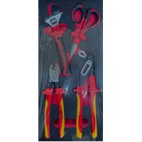 AMPRO CARDED 4PC INSULATED TOOL SET T28475