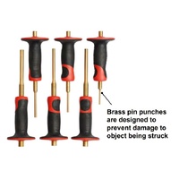Ampro Brass Pin Punch Set