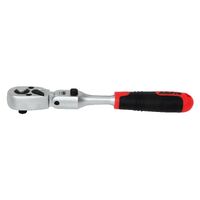 Ampro 1/4" Drive Flex Head Ratchet with Lock T29956