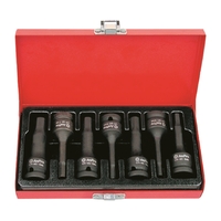 Ampro 1/2" Drive Impact Hex Socket Set 7 Piece T33261