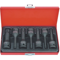 Ampro 1/2" Drive Impact Star Socket Set 7 Piece T33262