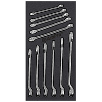Ampro 45 Degree Offset Combination Wrench Set 11 Piece T44281