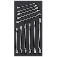 Ampro 45 Degree Offset Combination Wrench Set 11 Piece T44281