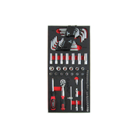 Ampro 1/4" Drive Metric Sockets Set 67 Piece T45066
