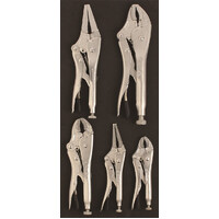 Ampro Lock Grip Pliers Set 5 Piece TS38347