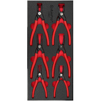 Ampro Industrial Snap Ring Pliers Set 6 Piece TS38941