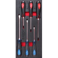 Ampro Go-Thru Screwdriver Set 6 Piece TS42182