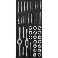 Ampro Tap and Die Set Imperial 39 Piece TS45922