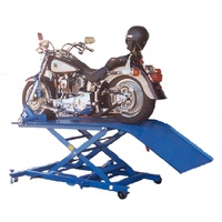 TWM Motorcycle Lift 454Kg Red
