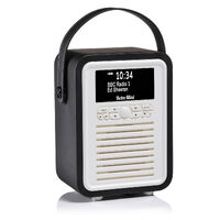 VQ Retro Mini DAB Radio - Black