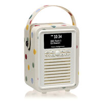 VQ Retro Mini DAB Radio - Emma Bridgewater Polka Dot